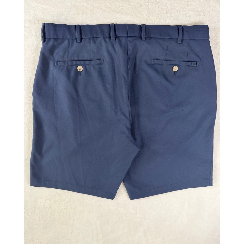 Peter Millar Crown Sport Performance Golf Shorts 100% Polyester Navy Men's 36 - Picture 5 of 7